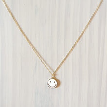 Load image into Gallery viewer, Happy Face Pendant Necklace - White
