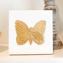 Load image into Gallery viewer, Gold Butterfly Canvas Art
